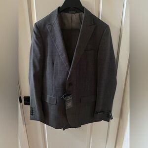 ZANETTI Men's Charcoal Blazer